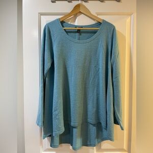 100% Merino Wool sweater top by Eileen Fisher